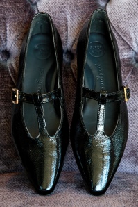 Paul Green - Camille Spitze Lackleder-Ballerinas in Schwarz 5