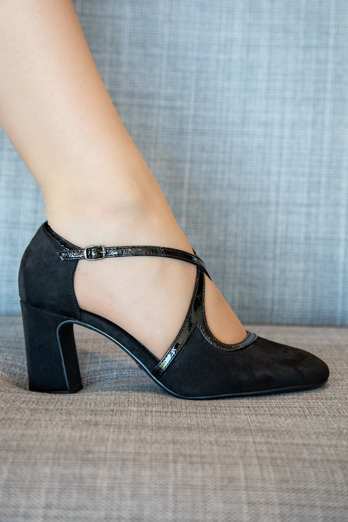 Tamaris - Yana pumps in zwart