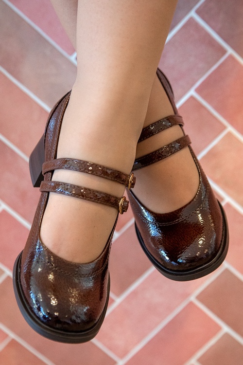 Jana Shoes - Marina Softline Vegan Pumps in Mocca 4