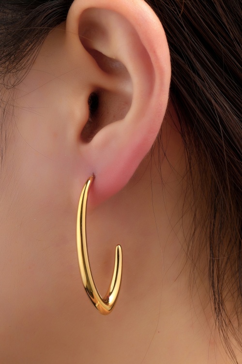 Day&Eve by Go Dutch Label - Easy Does It open oorringen in goud