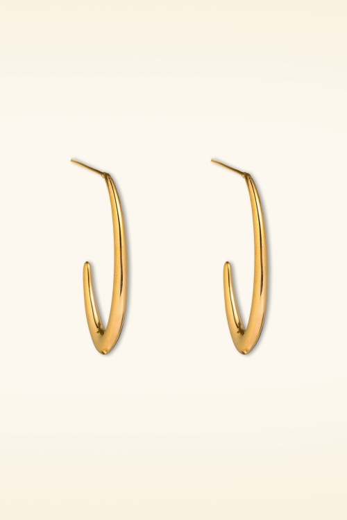 Day&Eve by Go Dutch Label - Easy Does It open oorringen in goud 2