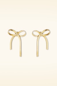 Day&Eve by Go Dutch Label - The Darling Bow oorbellen in goud 2