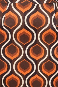 Vintage Chic for Topvintage - Topvintage exclusive ~ Bobby Retro rokje in oranje 2