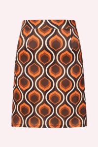 Vintage Chic for Topvintage - Topvintage exclusive ~ Bobby Retro rokje in oranje