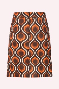 Vintage Chic for Topvintage - Topvintage exclusive ~ Bobby Retro rokje in oranje 3