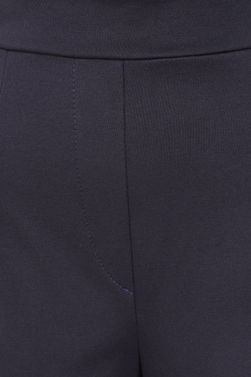 Vintage Chic for Topvintage - Topvintage exclusive ~ Tara Tailored Comfort pantalon in navy 3