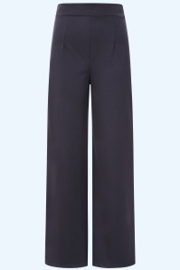 Vintage Chic for Topvintage - Topvintage exclusive ~ Tara Tailored Comfort pantalon in navy