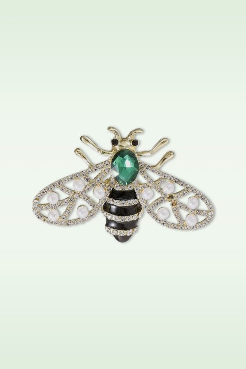 Day&Eve by Go Dutch Label - Big Bumblebee Brooch