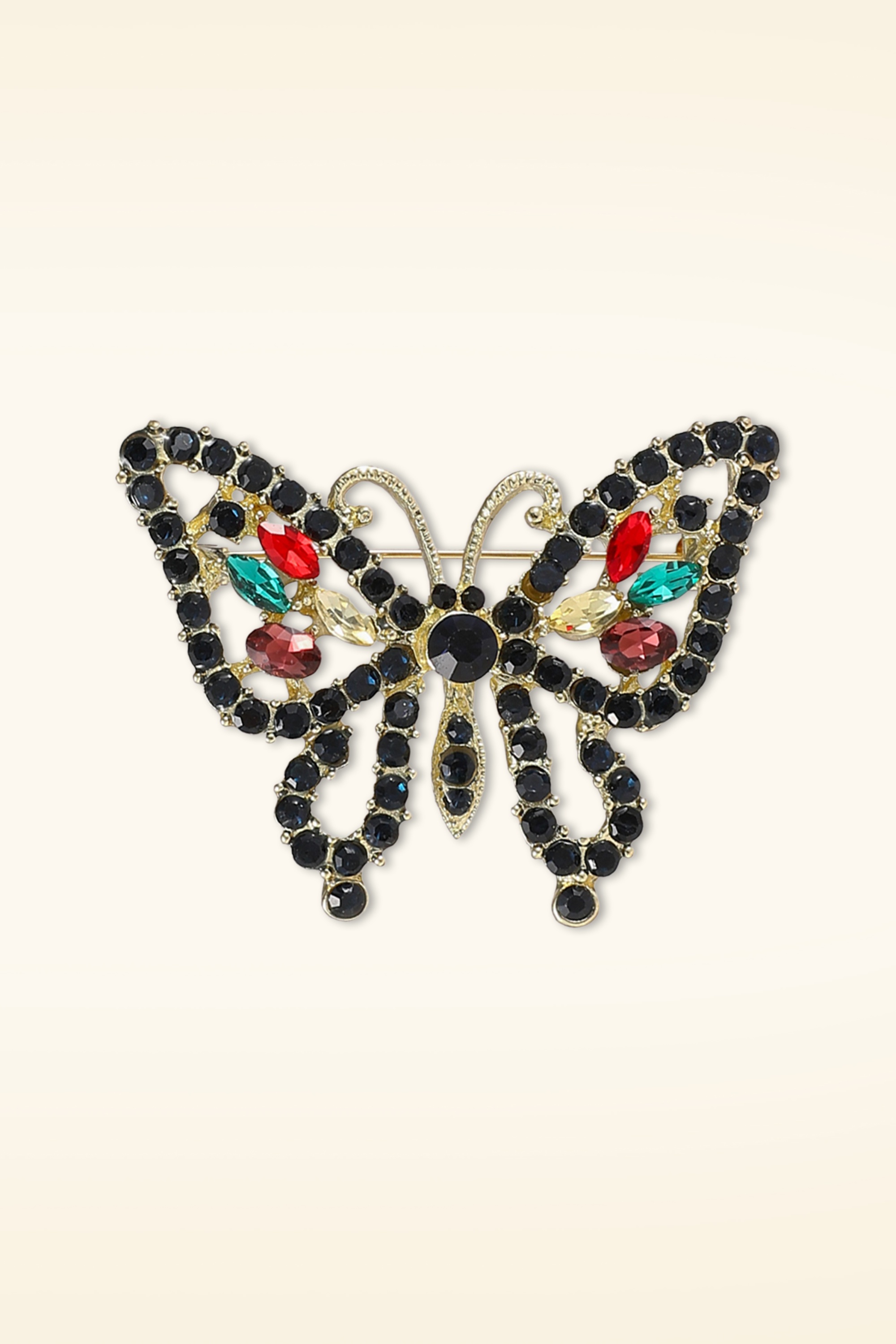 Day&Eve by Go Dutch Label - Sparkly Butterfly Brooch