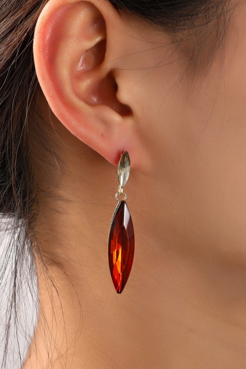 Day&Eve by Go Dutch Label - Autumn Glow Earrings in Burnt Amber