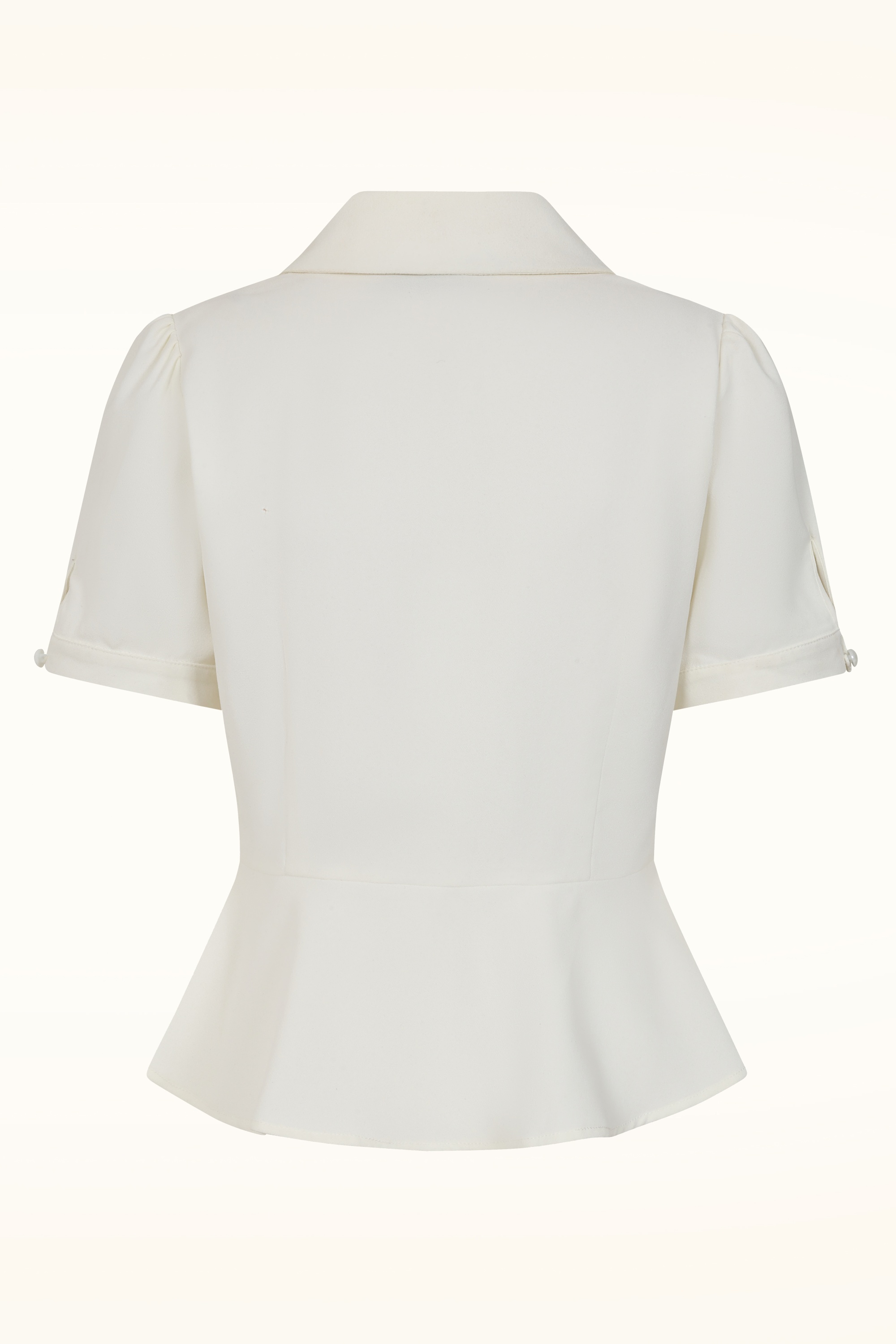 Banned Retro - Prue Bluse in Elfenbein 4