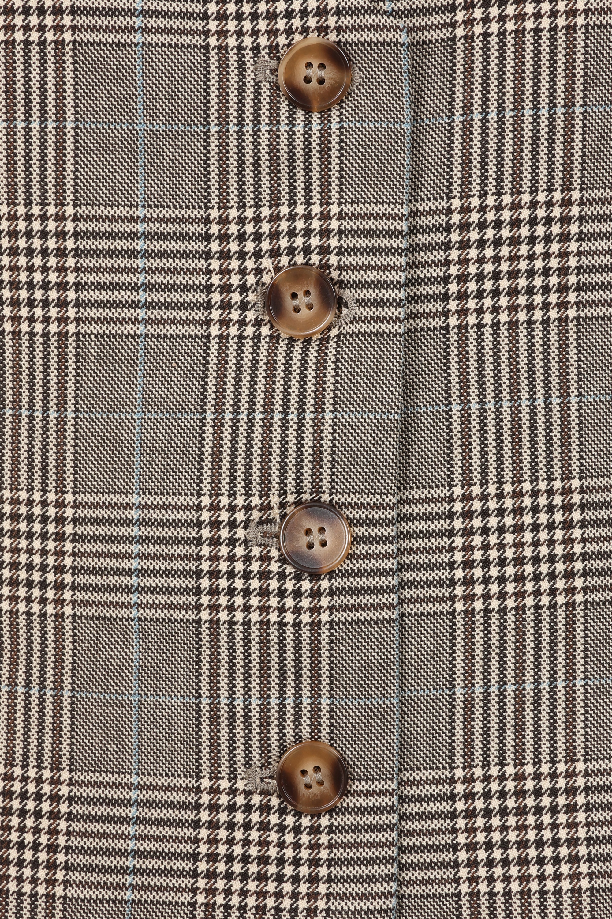 Banned Retro - Selma Prince Of Wales Waistcoat in Brown 3