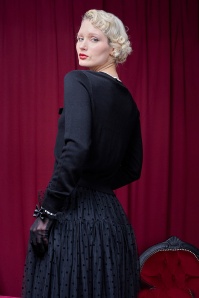 Banned Retro - Mara Cardigan in Black 2