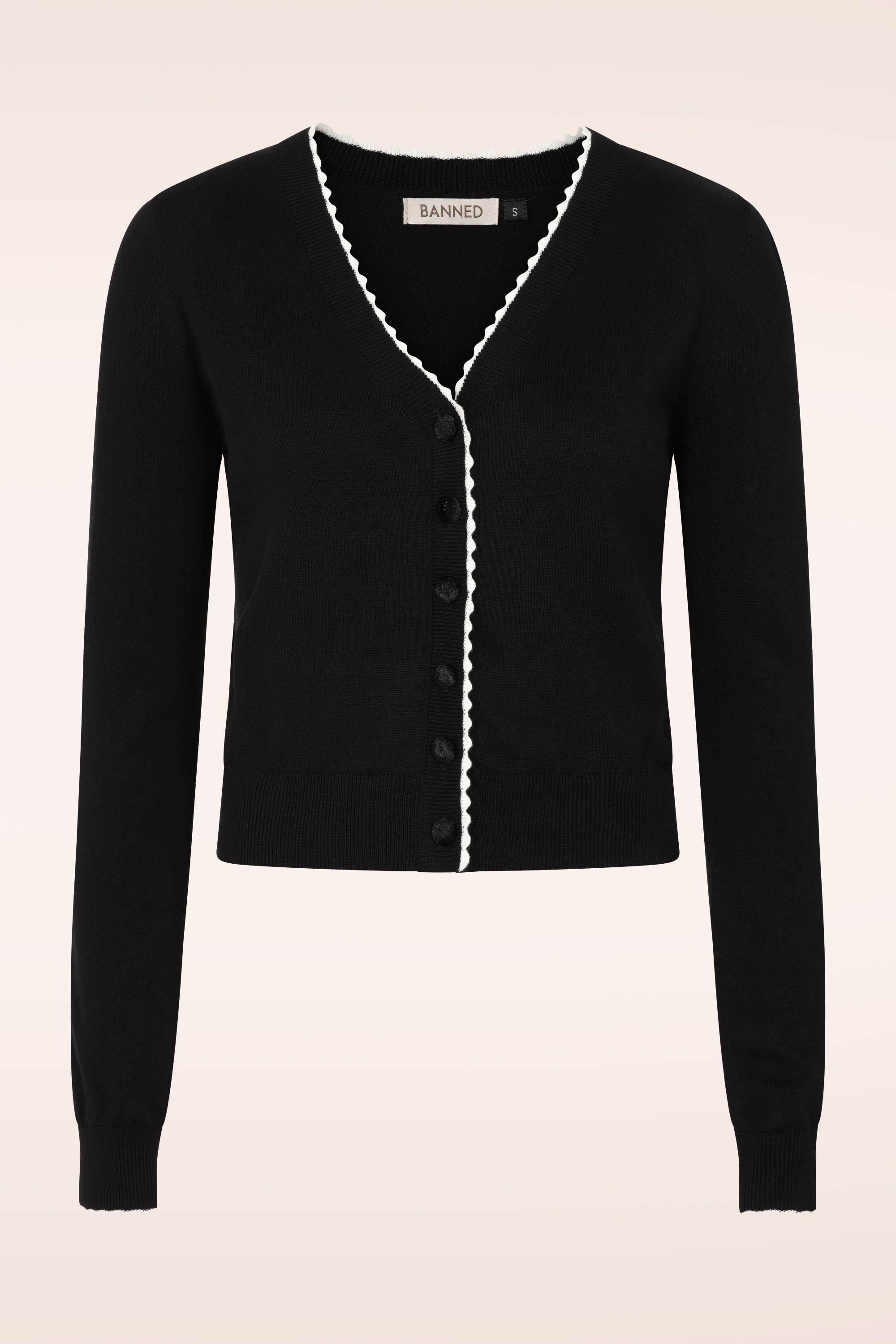 Banned Retro - Mara Cardigan in Black