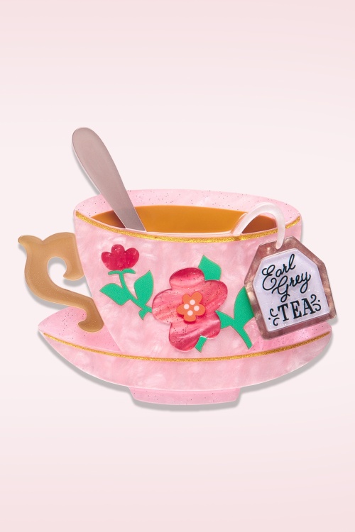 Erstwilder - Fancy a Cuppa broche