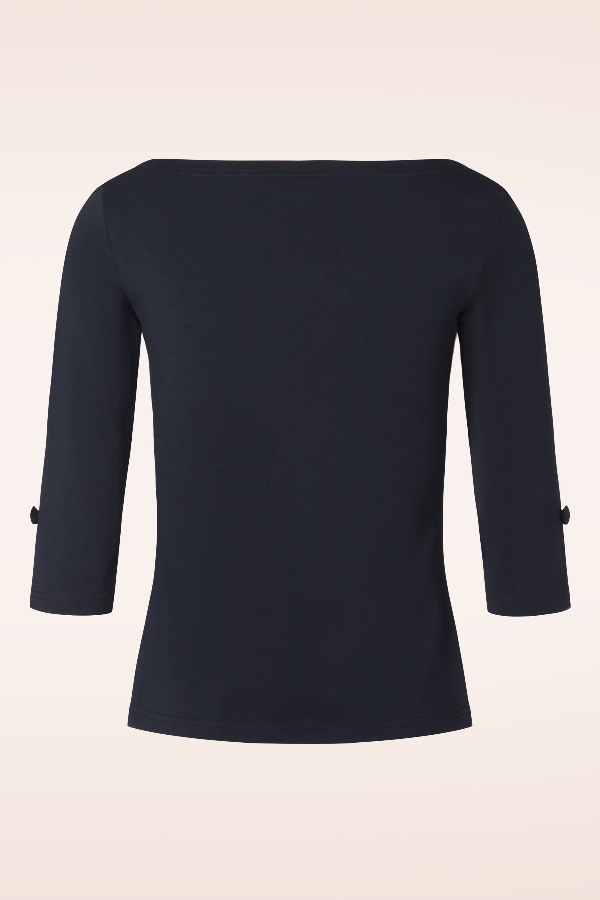 Banned Retro - Oonagh Top Années 50 en Bleu Marine 3