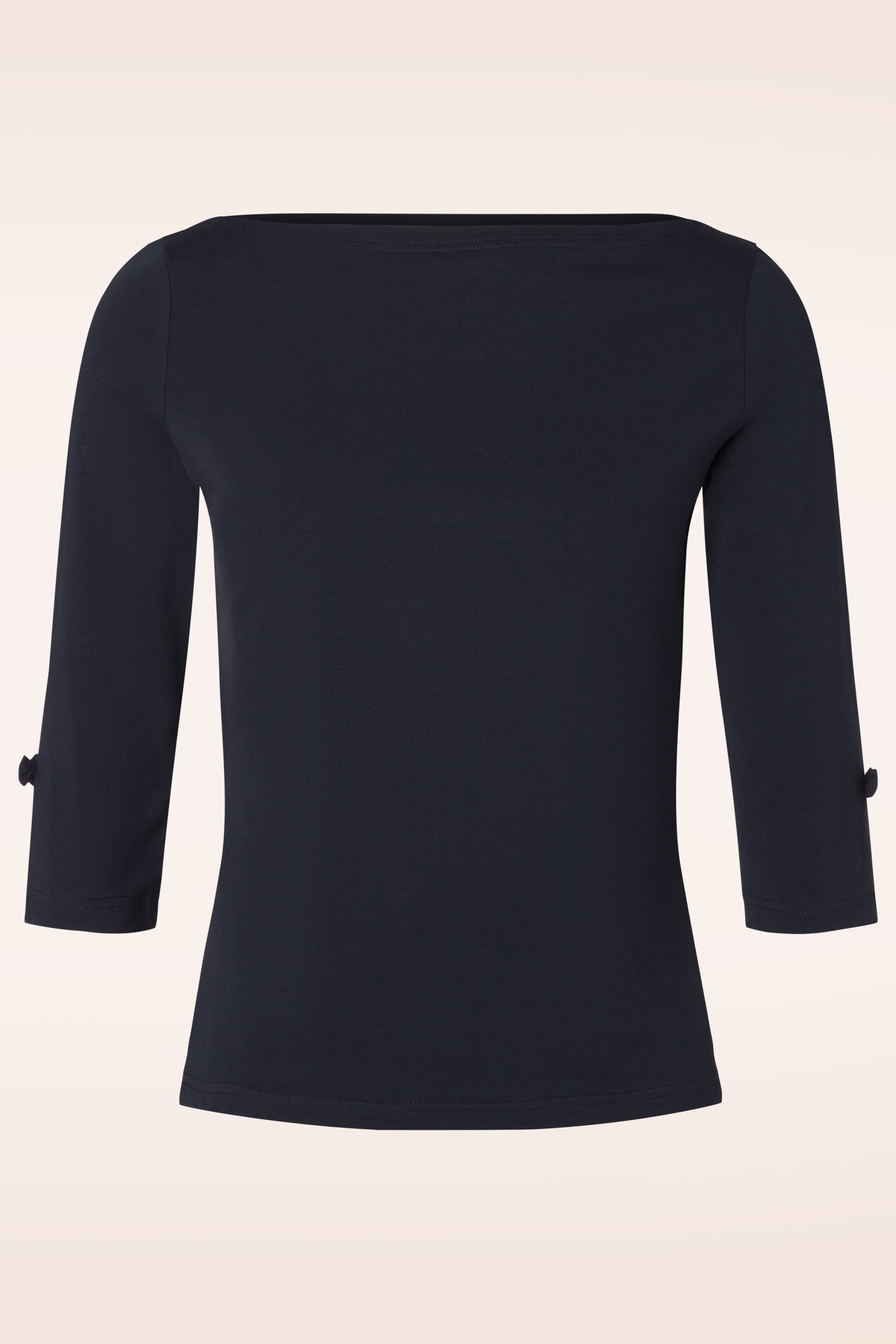 Banned Retro - Oonagh Top Années 50 en Bleu Marine 2