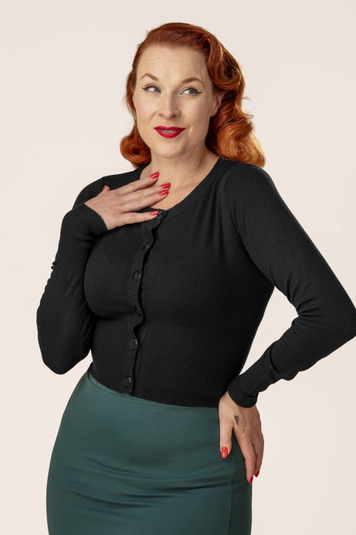 Banned Retro - Dolly vest in bordeauxrood