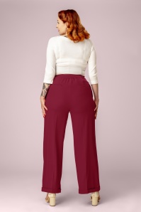 Topvintage Boutique Collection - Exklusiv bei Topvintage ~ Marina Hose in Rot 3