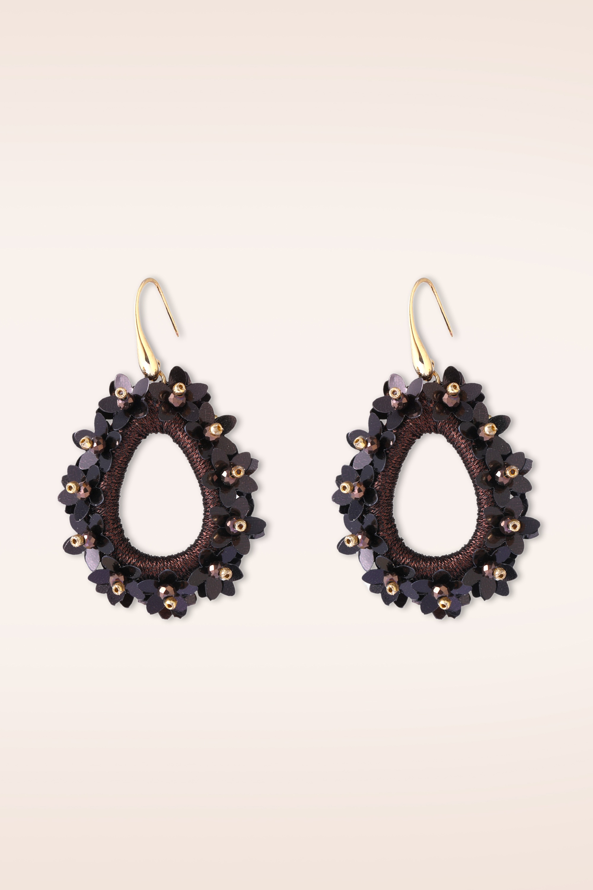 Day&Eve by Go Dutch Label - Gilded Grace Earrings in Brown 2