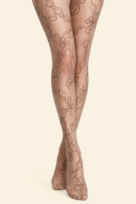 Pamela Mann - Honeycomb Lace Printed Tights