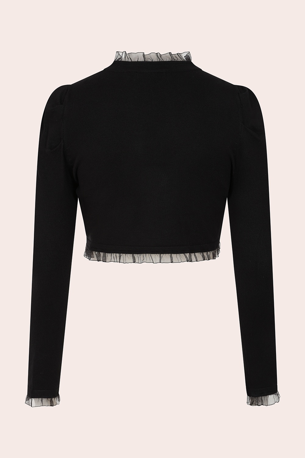 Banned Retro - Midnight Muse Lace Bolero in Black 2