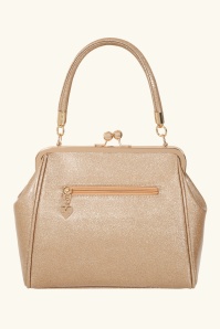 Banned Retro - American Vintage Sparkle Bag in Gold 6