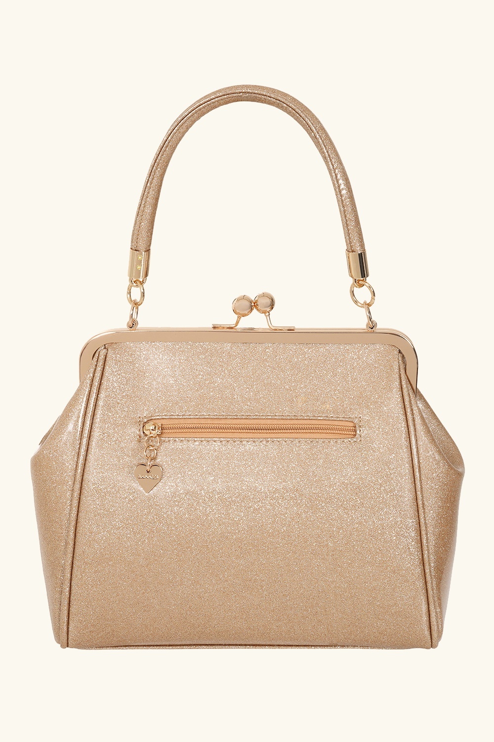 Banned Retro - American Vintage Sparkle Bag in Gold 6