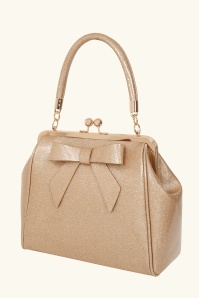 Banned Retro - American Vintage Sparkle Bag in Gold 3