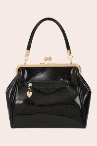 Banned Retro - American Vintage Sparkle Handbag in Black 5