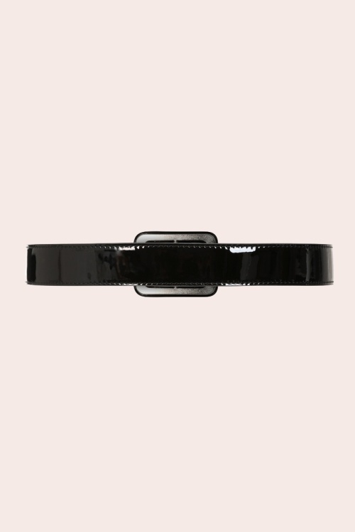 Banned Retro - Jukebox Patent Belt in Black 3