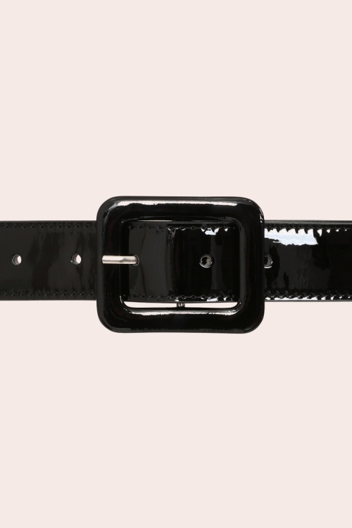 Banned Retro - Jukebox Patent Belt in Black 2