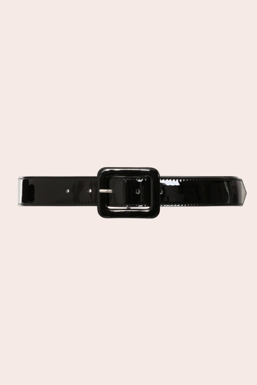 Banned Retro - Jukebox Patent Belt in Black