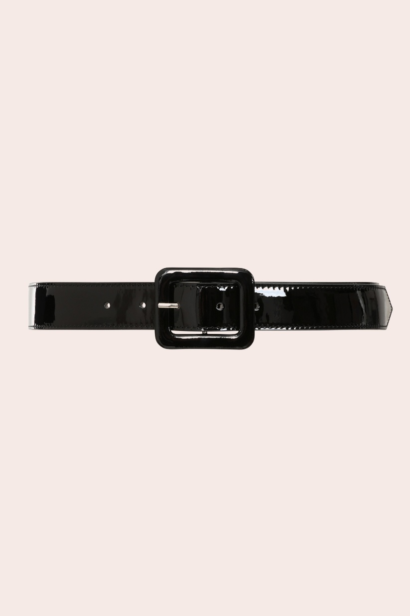 Banned Retro - Jukebox Patent Belt in Black