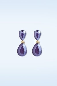Day&Eve by Go Dutch Label - Dainty Drama Earrings in Purple 2