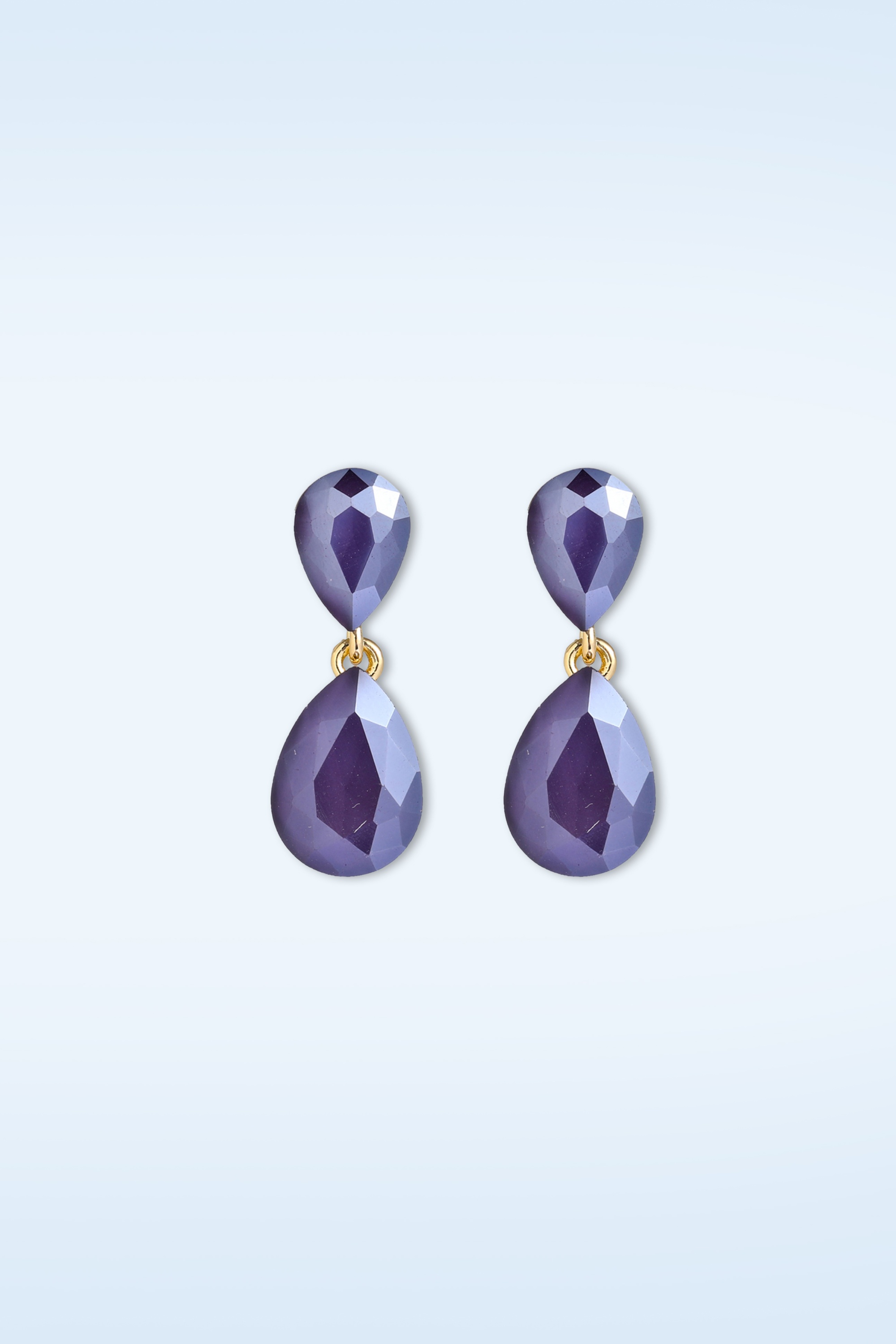 Day&Eve by Go Dutch Label - Dainty Drama Earrings in Purple 2