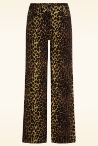 King Louie - Pantalon en velours côtelé Paige Fargo en léopard 5