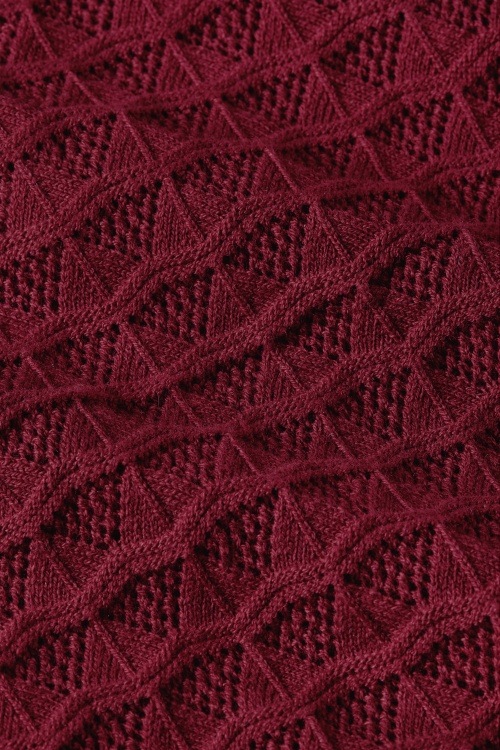 King Louie - Polo Avel Knit top in rabarberrood 3