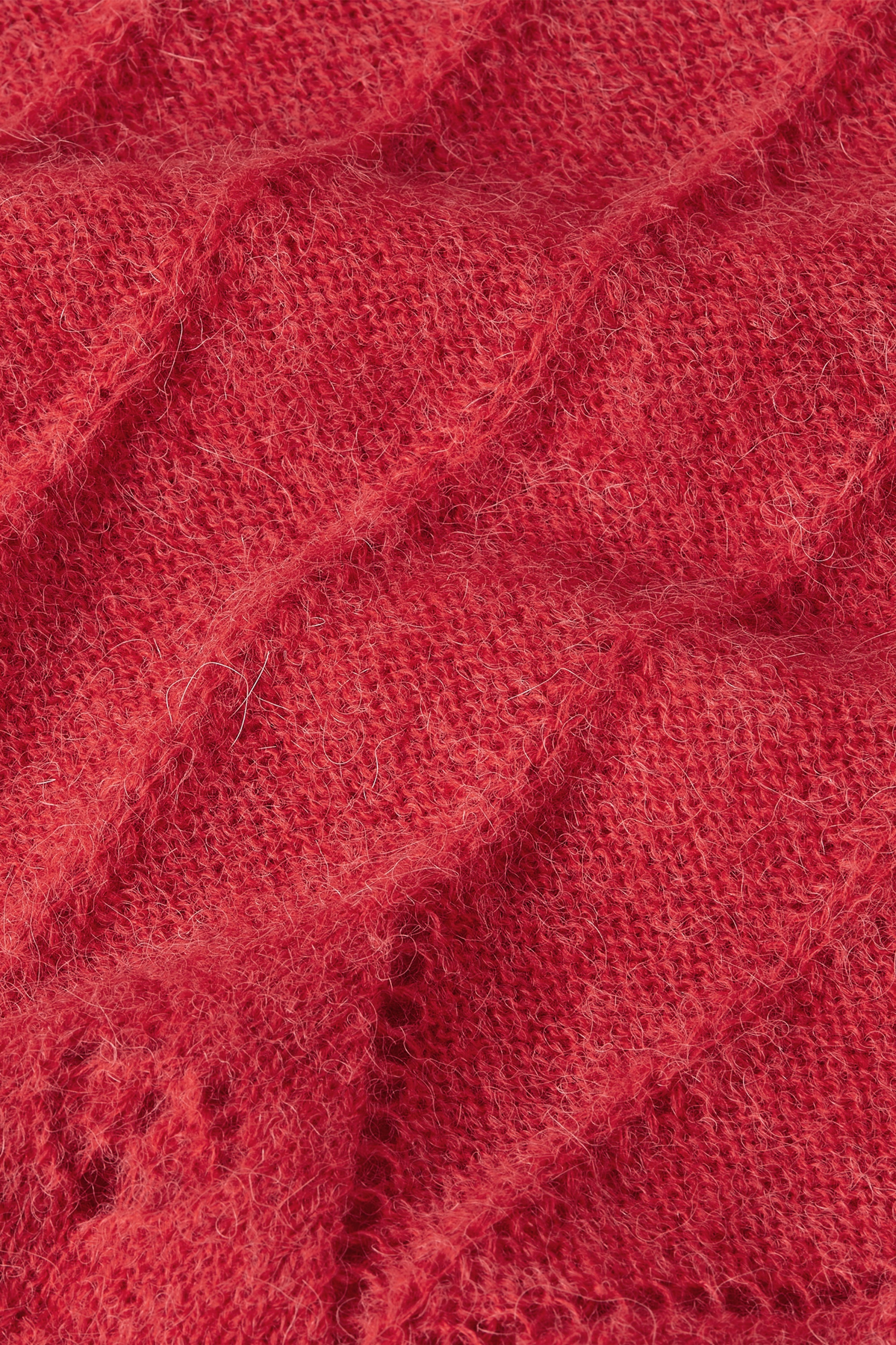 King Louie - Lia Hiver Knit top in fiery rood 5