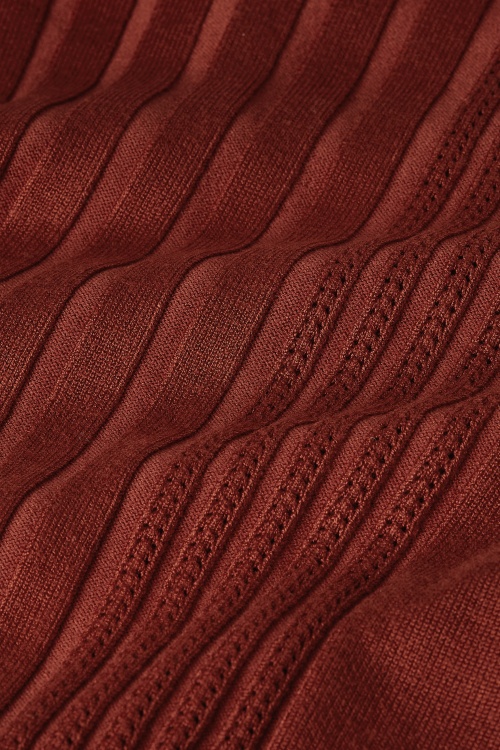 King Louie - Sofie Match Knit cardigan in spicy bruin 4