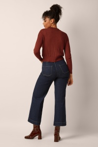 King Louie - Sofie Match Knit cardigan in spicy bruin 5