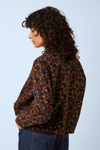 King Louie - Veste courte Pearl Vignon en bleu soirée 5