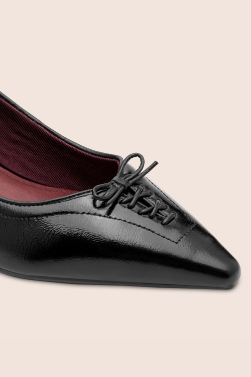 Tamaris - The Coquette Kitten Heel pumps in zwart 2