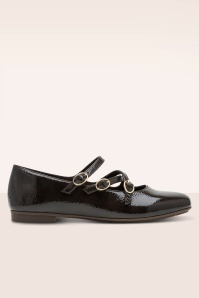 Tamaris - City Girl Comfort Gloss ballerina's in bruin