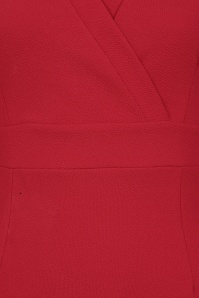 Vintage Chic for Topvintage - Topvintage exclusive ~ Margo Pencil Dress in Lipstick Red 2