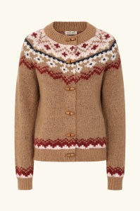 Banned Retro - Kimmy Knit cardigan in bruin