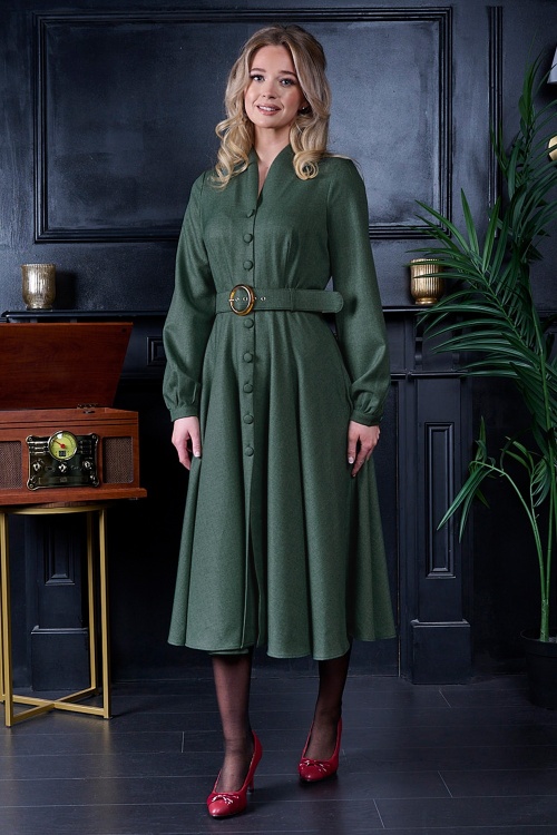 Banned Retro - Tiziana Midi Dress in 