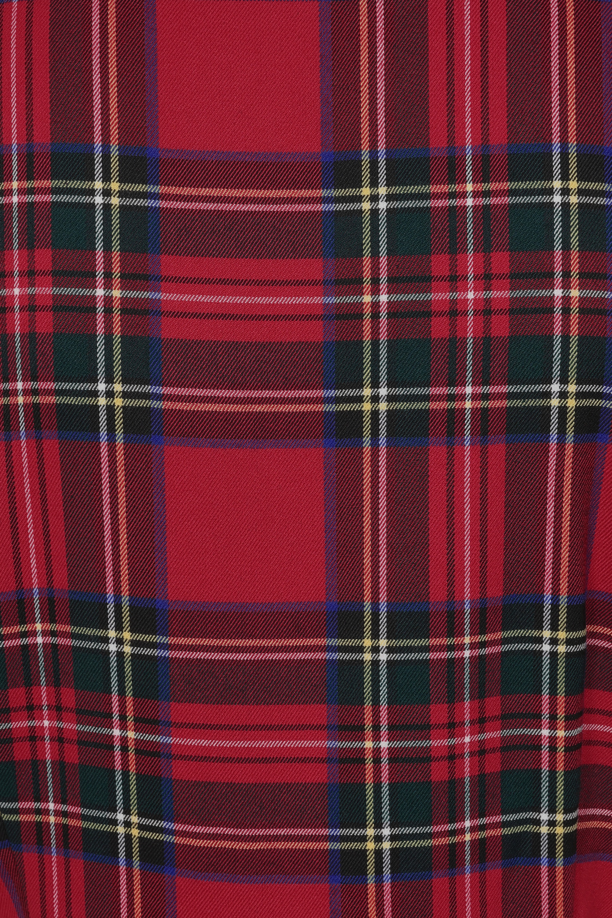 Banned Retro - Robe swing à carreaux Hannah Holiday Tartan en rouge 3