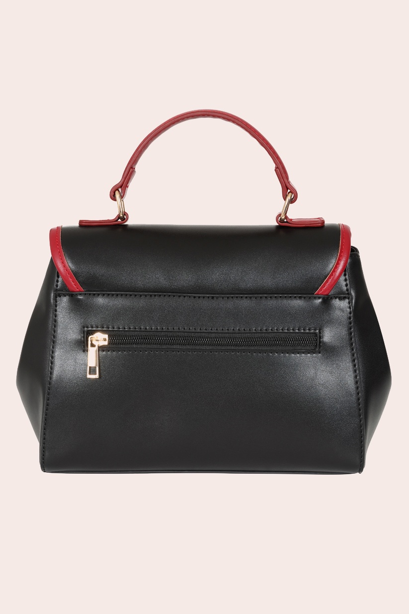 Banned Retro - True Love handtas in zwart 6