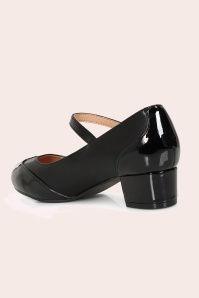 Banned Retro - Broadway Belle Mary Jane pumps in zwart 4